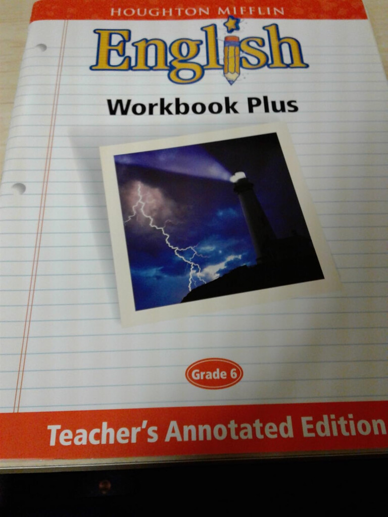Houghton Mifflin English Workbook Plus Teacher 39 s Annotated Edition 