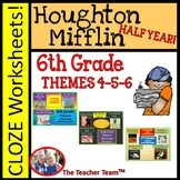 Houghton Mifflin Reading 6th Grade Theme 6 Worksheets By The Teacher Team