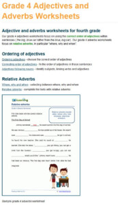 Hundreds Of New Grade 4 Grammar Worksheets K5 Learning