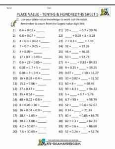 Images Of Year 5 Numeracy Worksheets Worksheetsnumeracy