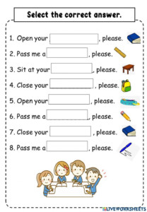 Imperatives Online Worksheet For CEFR Year 1 You Can Do The Exercises