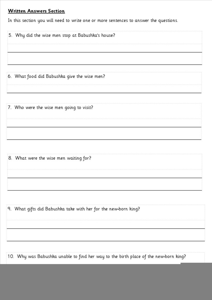 Key Detail Worksheet Kindergarten