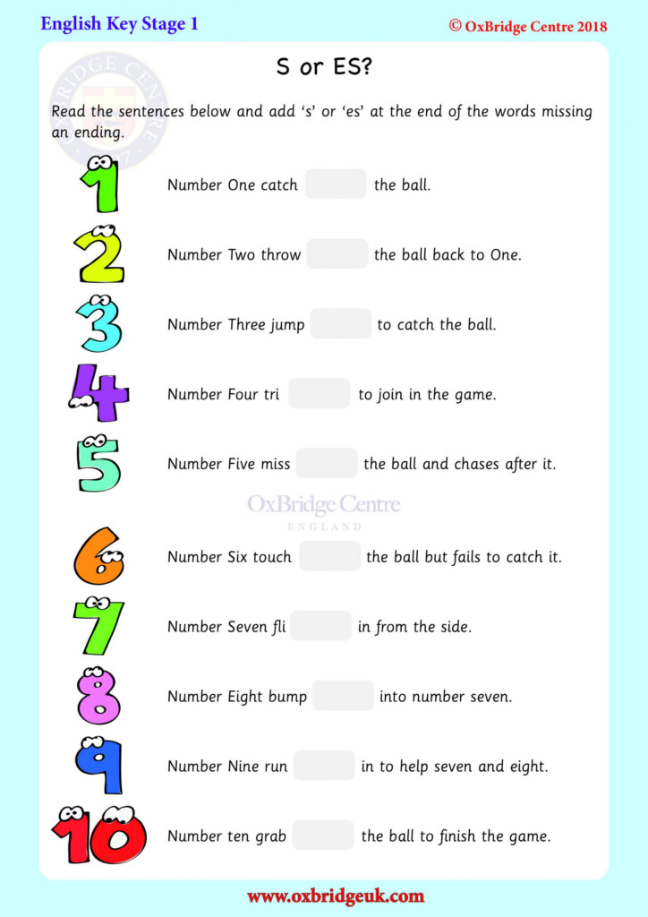 Key Stage 1 Printable Worksheets AlphabetWorksheetsFree