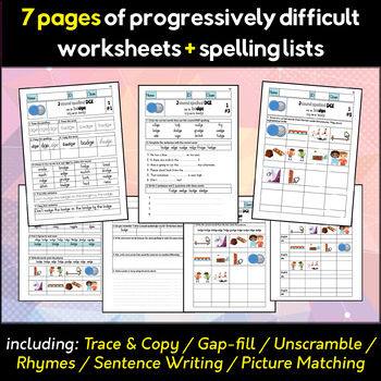 Key Stage 1 Year 2 English Spelling And Phonics Pack Worksheets
