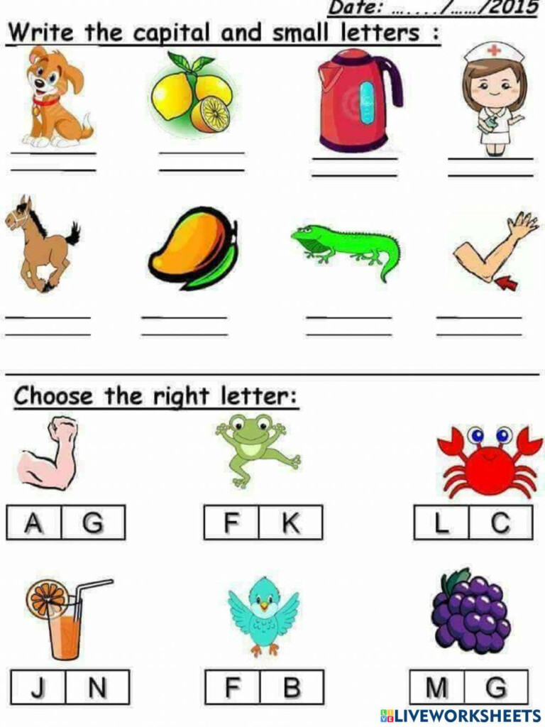 Kg 2 English Worksheet Live Worksheets Worksheets Library