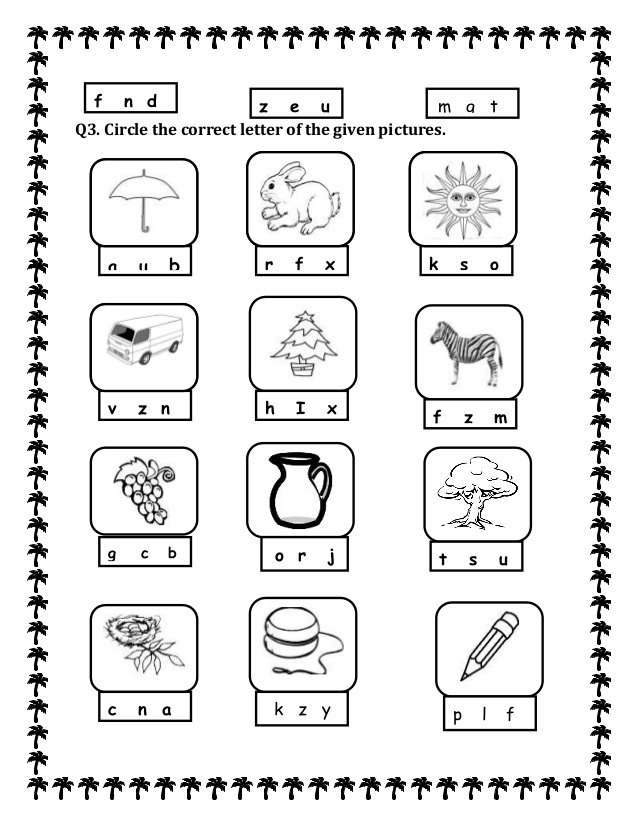 Kg1 Worksheets Free