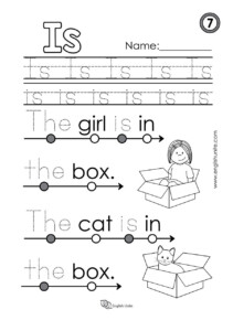 Kindergarten Kg2 English Worksheets