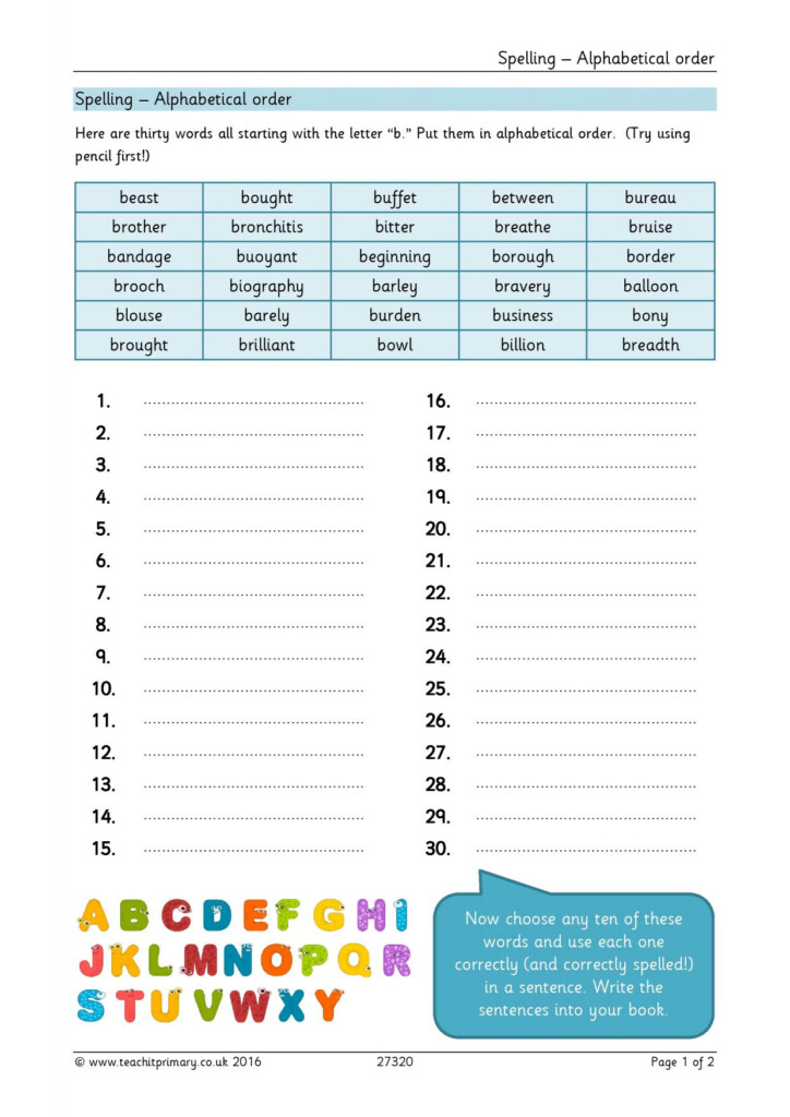 Ks2 English Worksheets