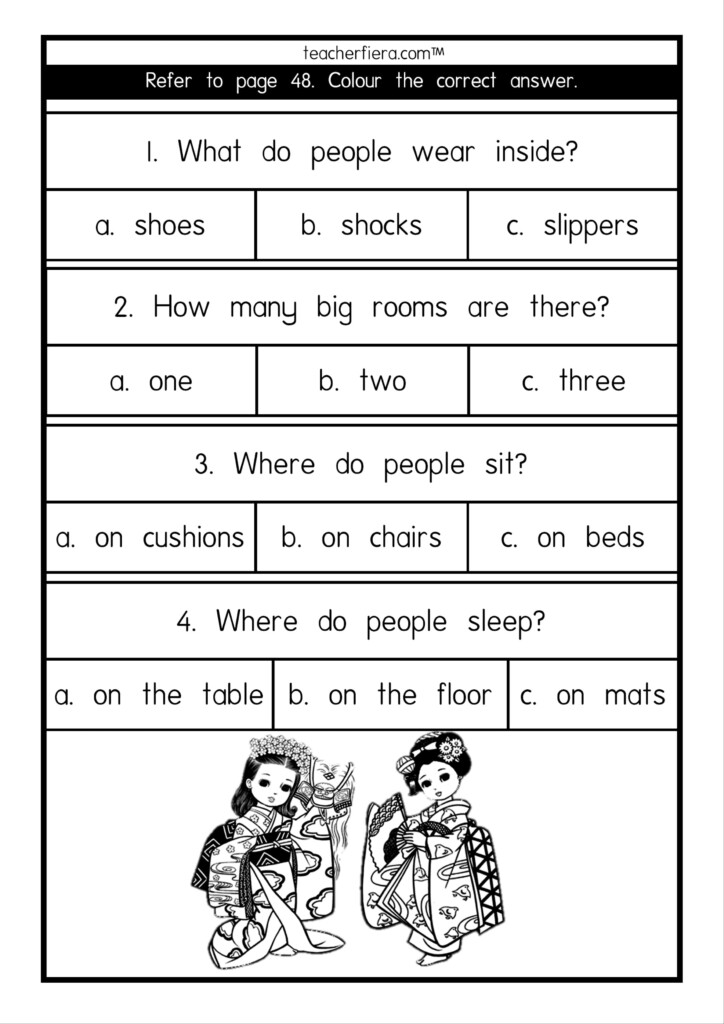 Kssr English Year 3 Worksheets Year 3 Supporting Materials Based On 