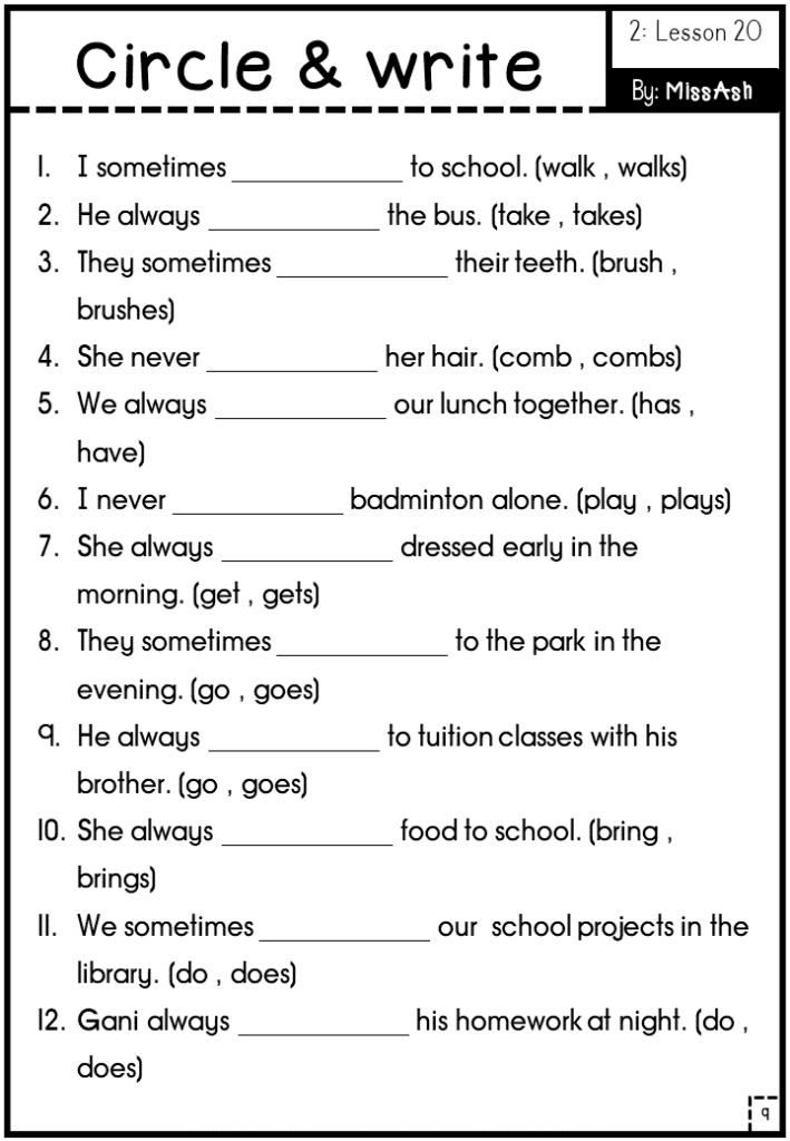 Kssr English Year 3 Worksheets Year 4 2020 Supporting Materials Based 