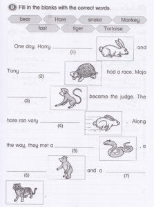KSSR Year 1 English Exercise