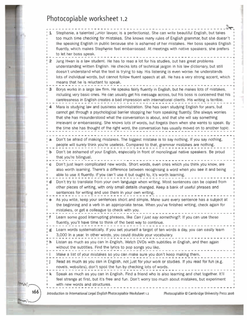  LE Photocopiable Worksheet 1 2 Legal Reasoning Studocu