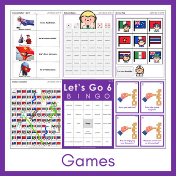 Let 39 s Go 6 Unit 5 Worksheets And Games 410 Pages By English Republic