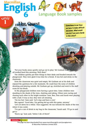 Macmillan English Language Book Unit 1 Level 6 By Macmillan Polska Sp 