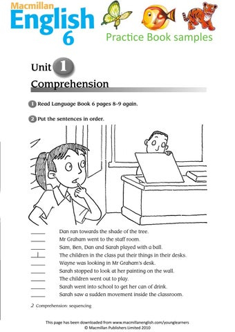 Macmillan English Practice Book Unit 1 Level 6 By Macmillan Polska Sp 