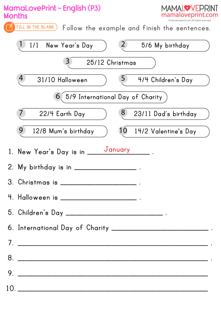 MamaLovePrint Grade 3 English Worksheets Grammar Preposition Of