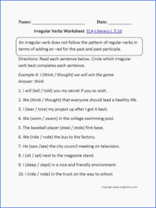Nouns Interactive Worksheet For Grade 4 4th Grade Grammar Unit 4
