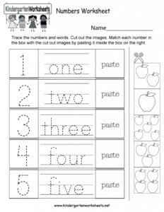 Numbers 1 5 Pre Worksheets