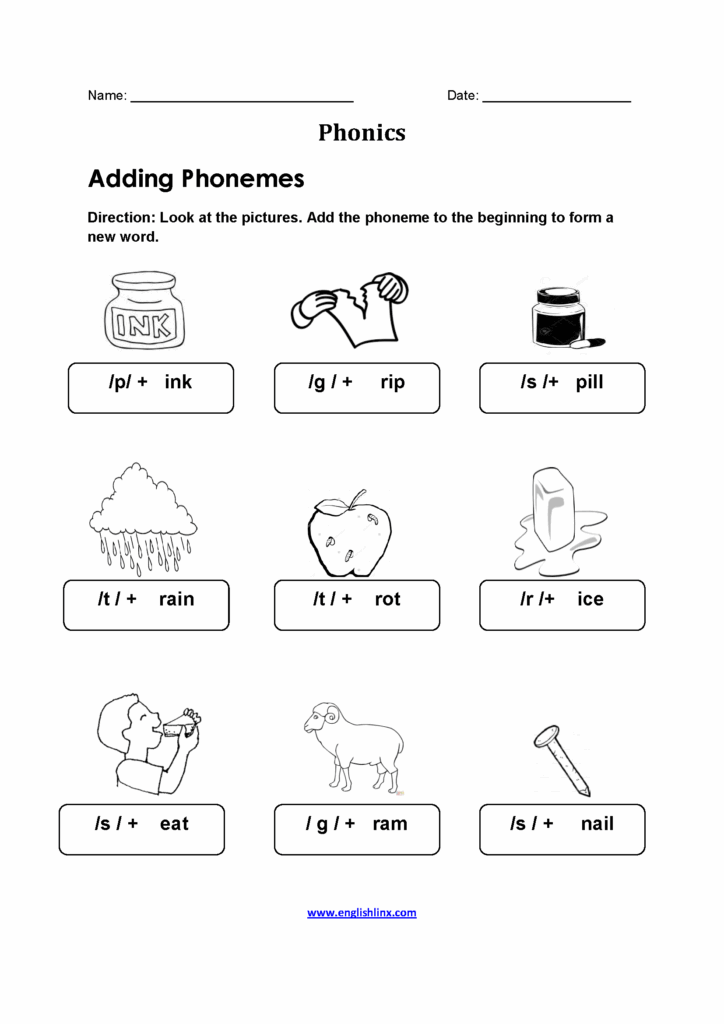 Phonics Printable Worksheets