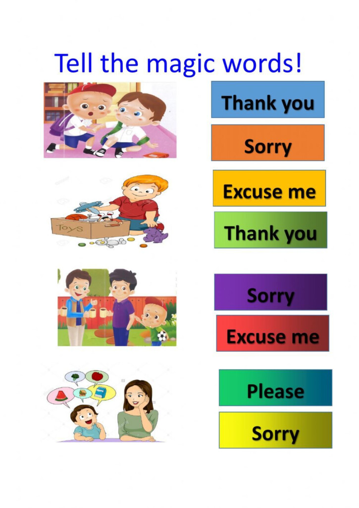 Polite Expressions Interactive Worksheet
