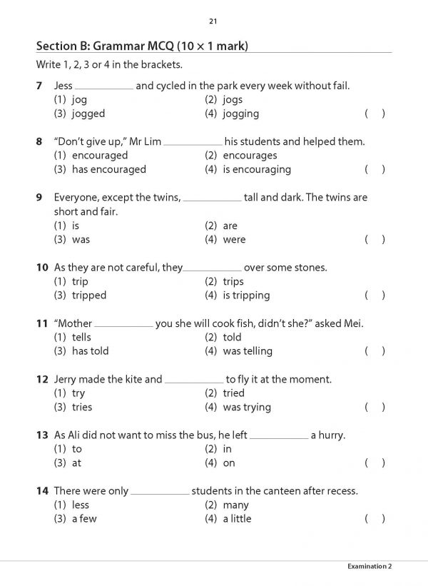 Primary 4 English Practice Papers Second Edition CPD Singapore 
