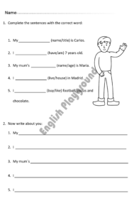 Printable English Worksheets For 7 Year Olds Albert Smith 39 s English