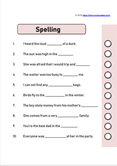 Printable Year 2 Sats Practice Worksheets Kidsworksheetfun