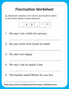 Punctuation Worksheets For 6th Grade Your Home Teacher