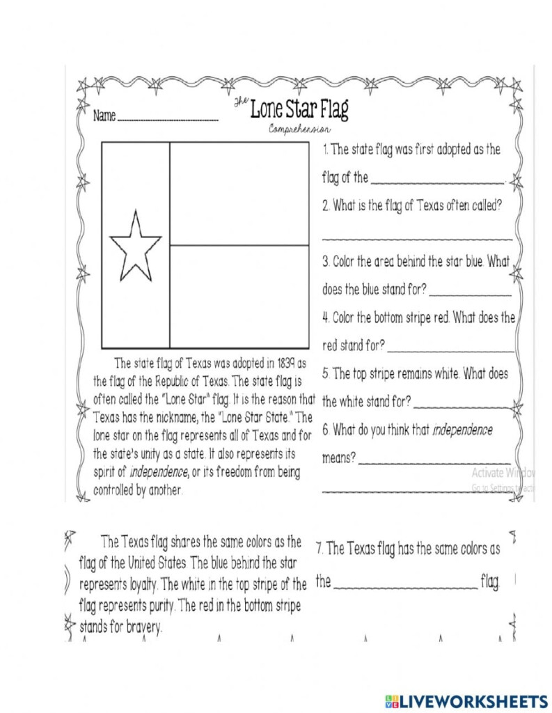 Reading Comprehension 3rd Grade Printable Worksheets A r Texas 