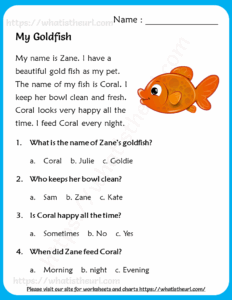 Reading Comprehension For Grade 2 Your Home Teacher