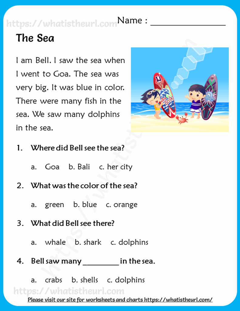 Reading Comprehension For Grade 2 Your Home Teacher