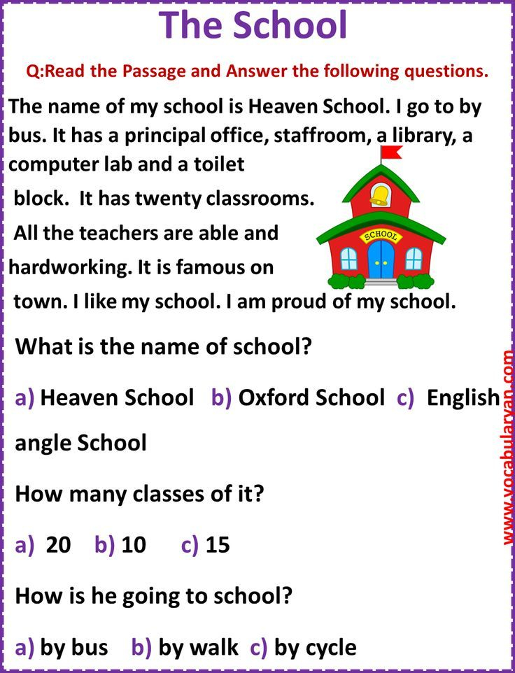 Reading Comprehension Grade 1 PDF Free Download Reading Comprehension 
