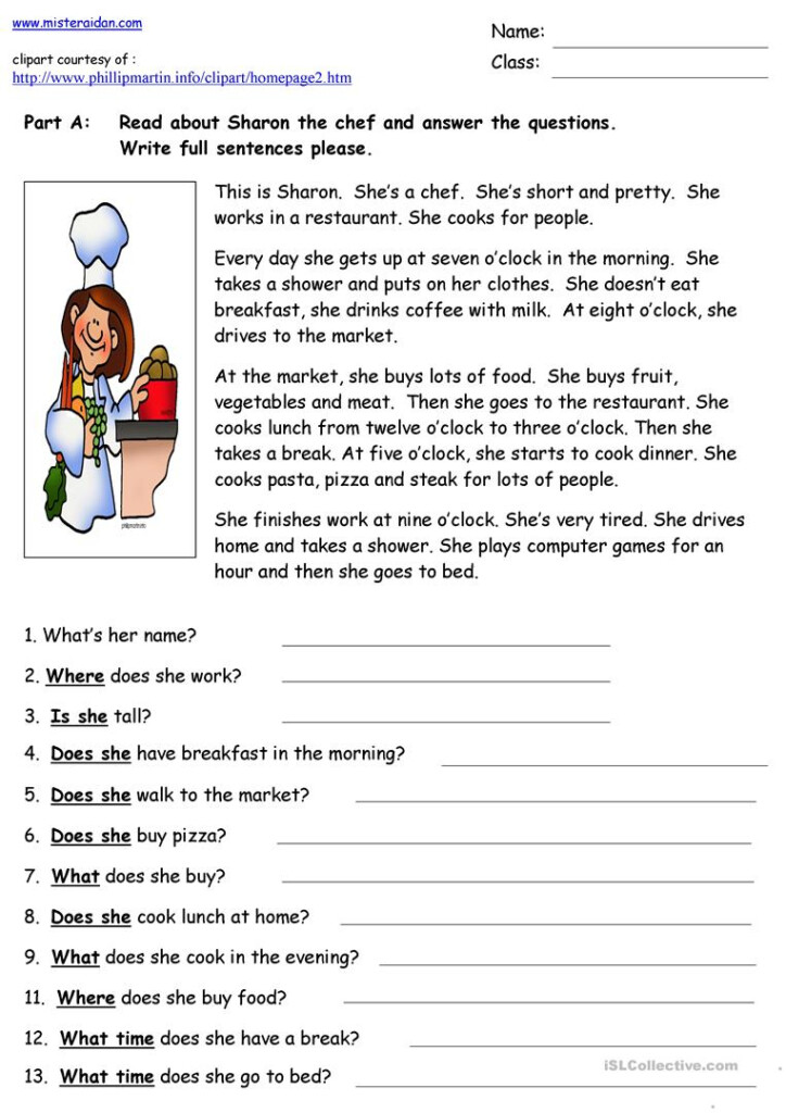 Reading Comprehension Worksheets 5th Grade Printable Worksheet Grade