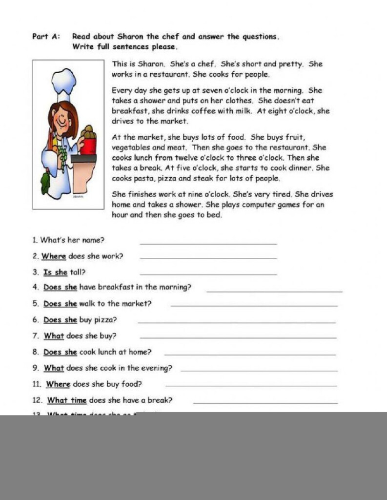Reading Comprehension Worksheets Grade 4 Reading Comprehension Worksheets