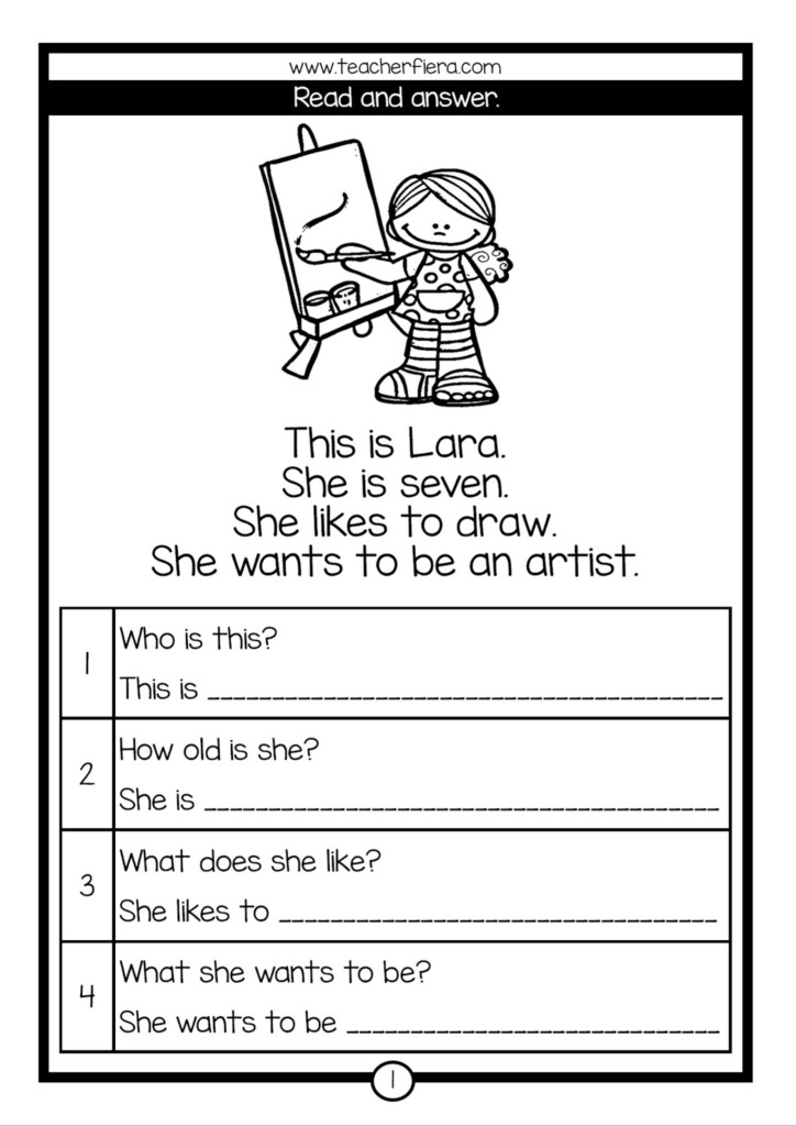 Reading Comprehension Year 1