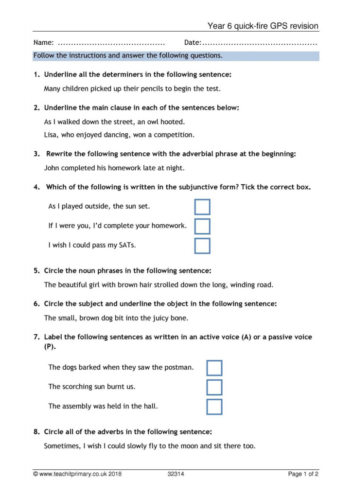 Reading Comprehension Year 6 Sats Past Papers Lori Sheffield 39 s 