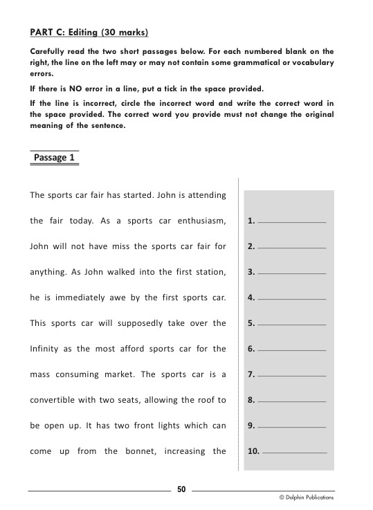 Sec 1 English Practice Papers OpenSchoolbag