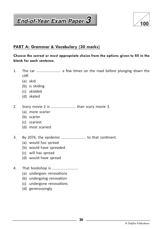 Sec 1 English Practice Papers OpenSchoolbag