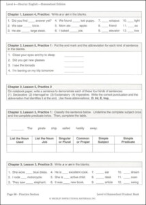 Shurley English Homeschool Workbook Level 4 Shurley Instructional