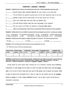 Shurley English Irregular Verbs Level 6 Daselunch