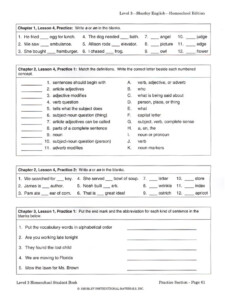 Shurley English Irregular Verbs Level 6 Palsascse