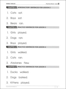 Shurley English Level 1 Practice Booklet Shurley Instructional