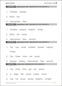 Shurley English Level 3 Practice Set Shurley Instructional Materials
