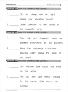 Shurley English Level 4 Practice Booklet Shurley Instructional