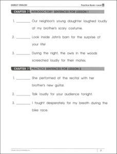 Shurley English Level 6 Practice Booklet Shurley Instructional