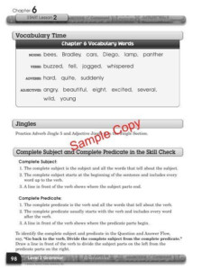 Shurley Grammar Practice Sheets