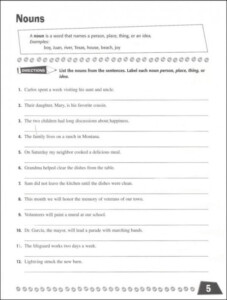 Sixth Grade Language Arts Worksheets