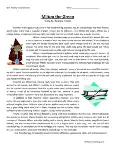 Sixth Grade Reading Comprehension Worksheets Have Fun Teaching