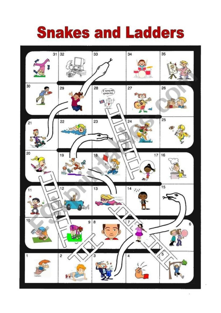 Snakes And Ladders English Esl Worksheets Snakes And Vrogue co