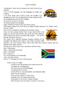 South Africa Interactive Worksheet In 2021 South Africa Worksheets